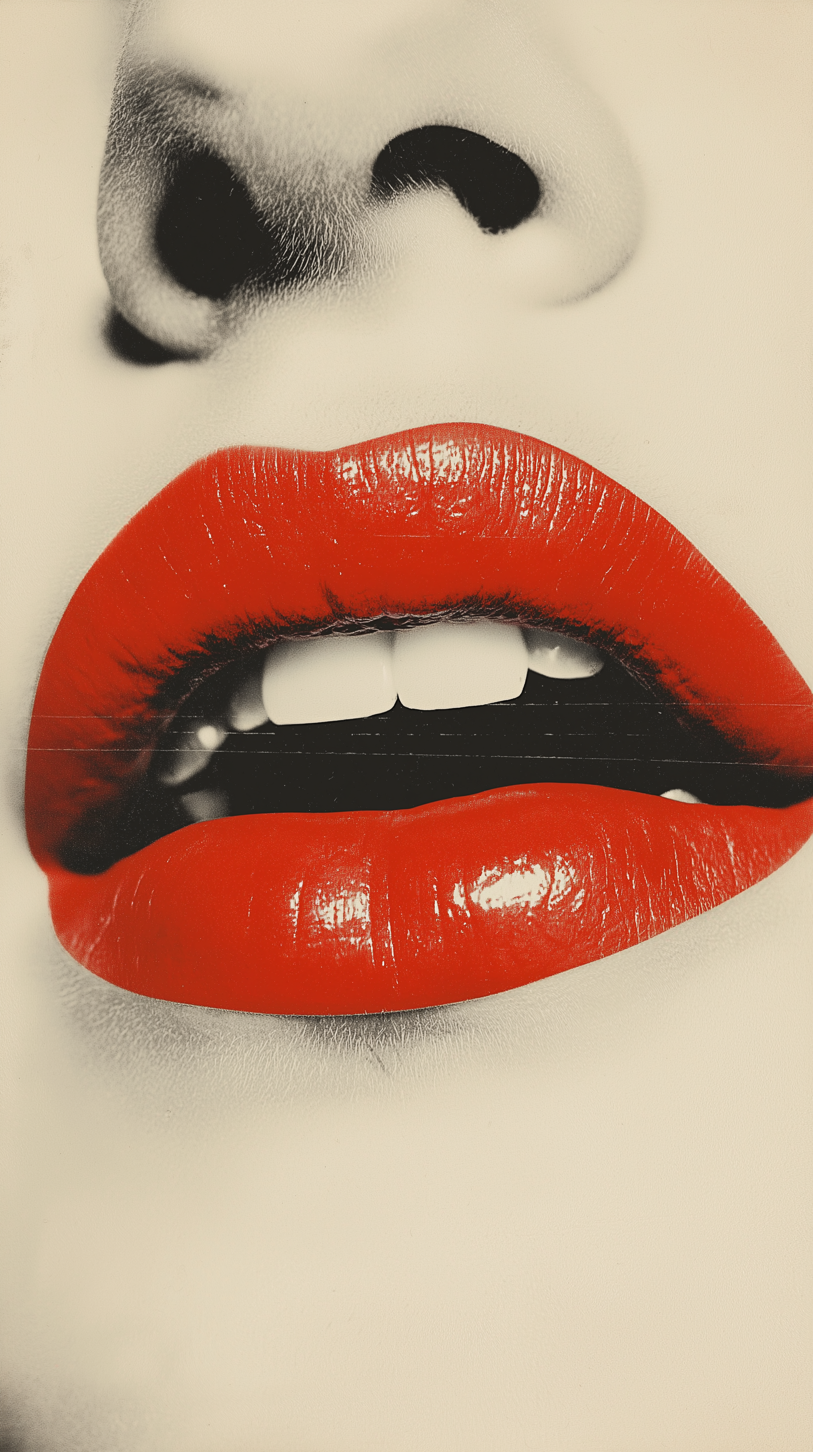 Rote Lippen 1 | LED Bild