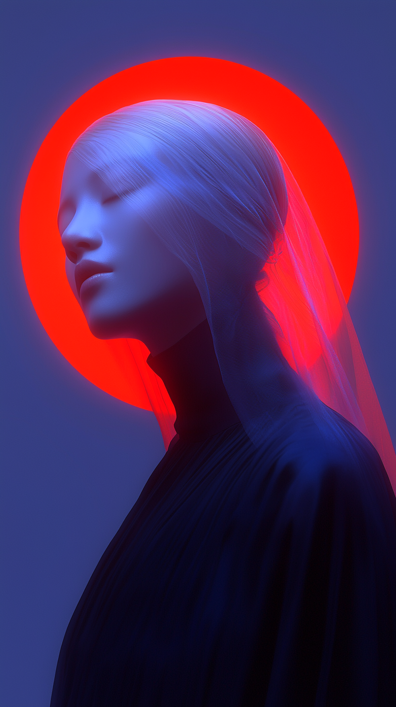 Neon Wesen 1 | LED Bild