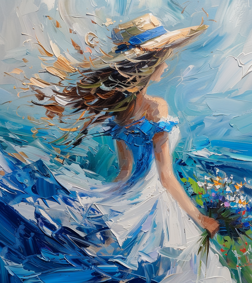 Gemälde Tanzende Frau 1 | LED Bild