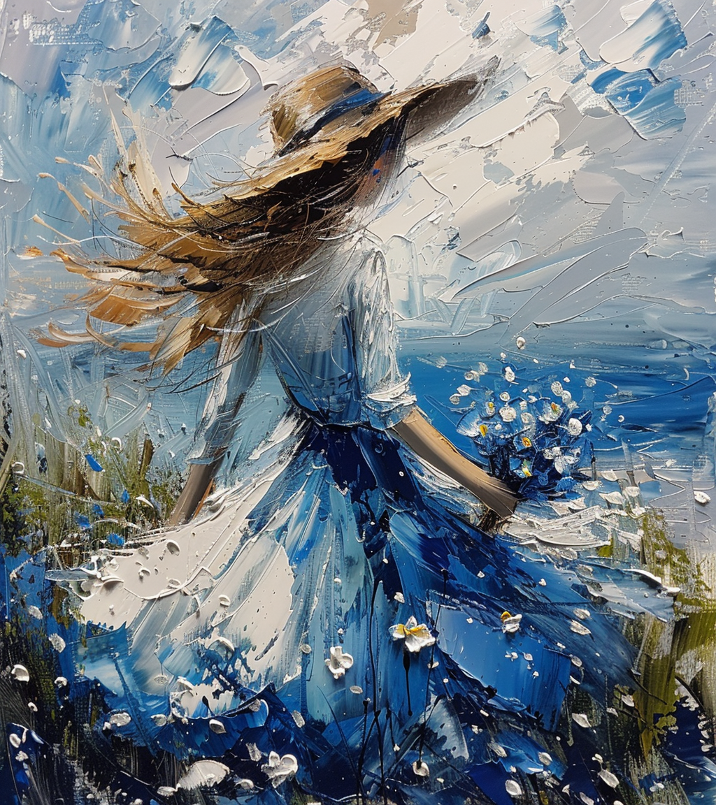 Gemälde Tanzende Frau 3 | LED Bild