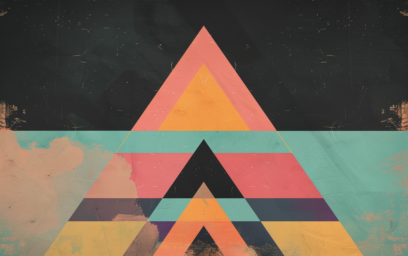 Geometrischer Stil 2 | LED Bild