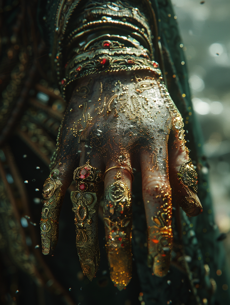 Exotische Handbemalungen | LED Bild