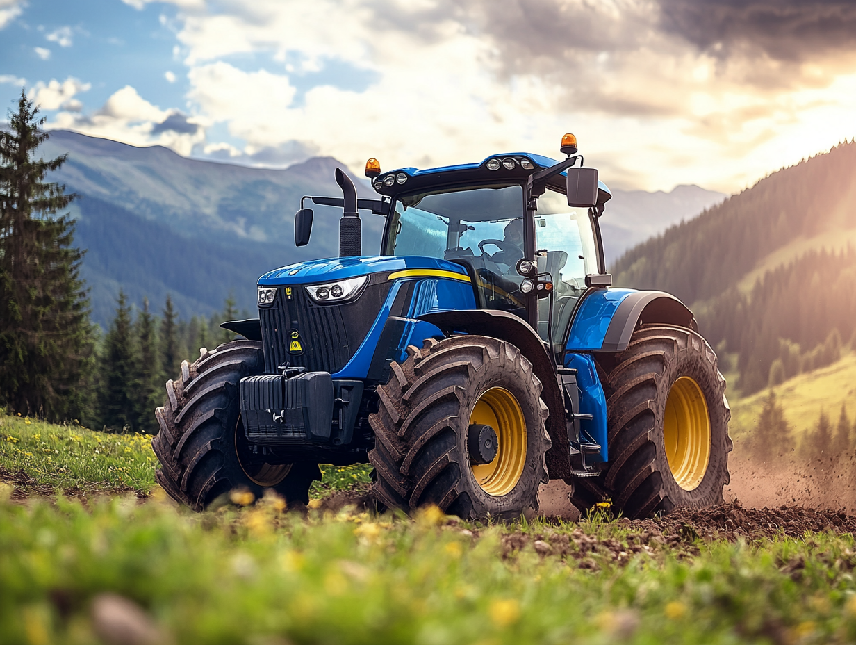 Blauer Traktor 2 | LED Bild