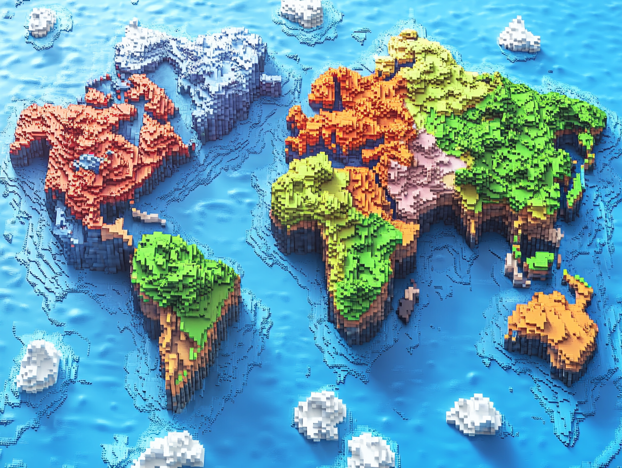 Mini Map Blöcke 2 | LED Bild