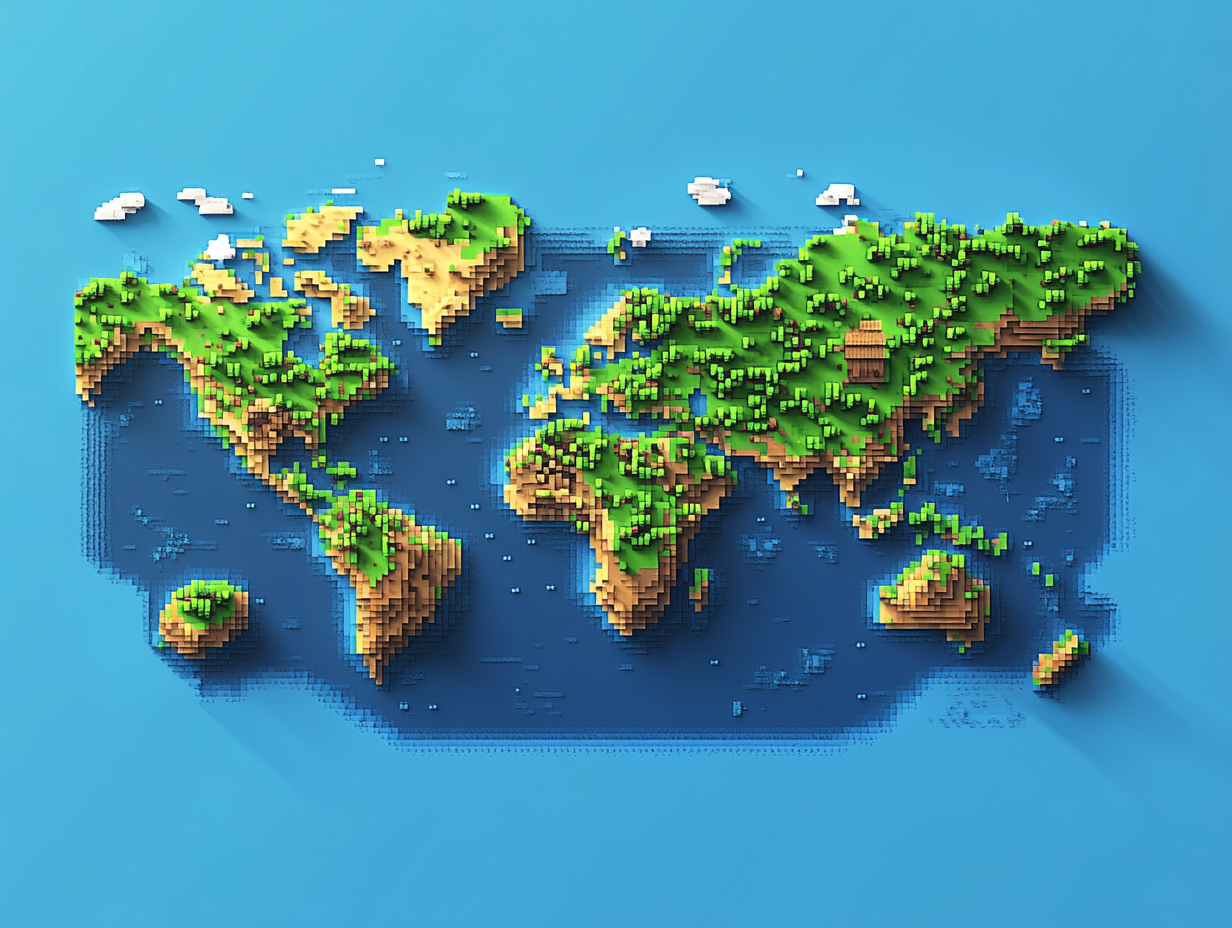 Mini Map Blöcke 4 | LED Bild