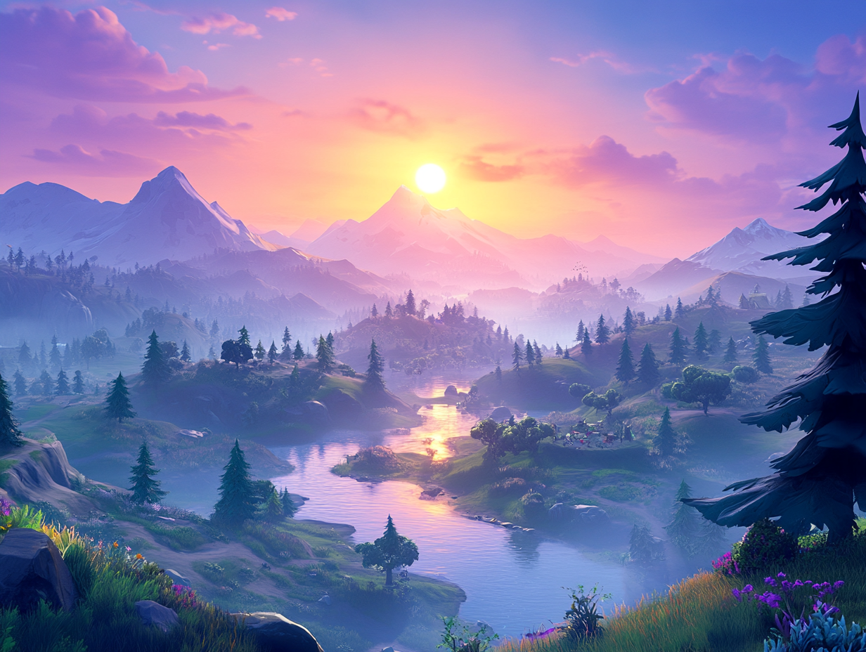 Sonnenuntergang Animiert | LED Bild