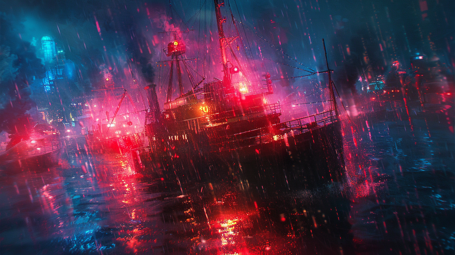 Schiffs Schlacht | LED Bild