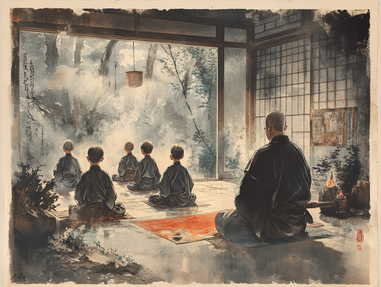 Japan Samurai Unterricht 1 | LED Bild