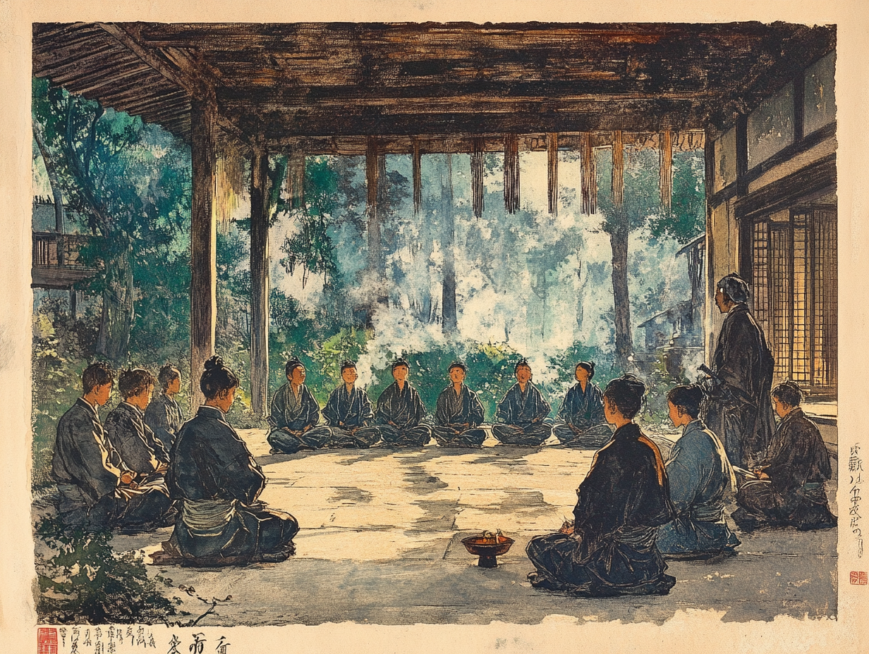 Japan Samurai Unterricht 3 | LED Bild