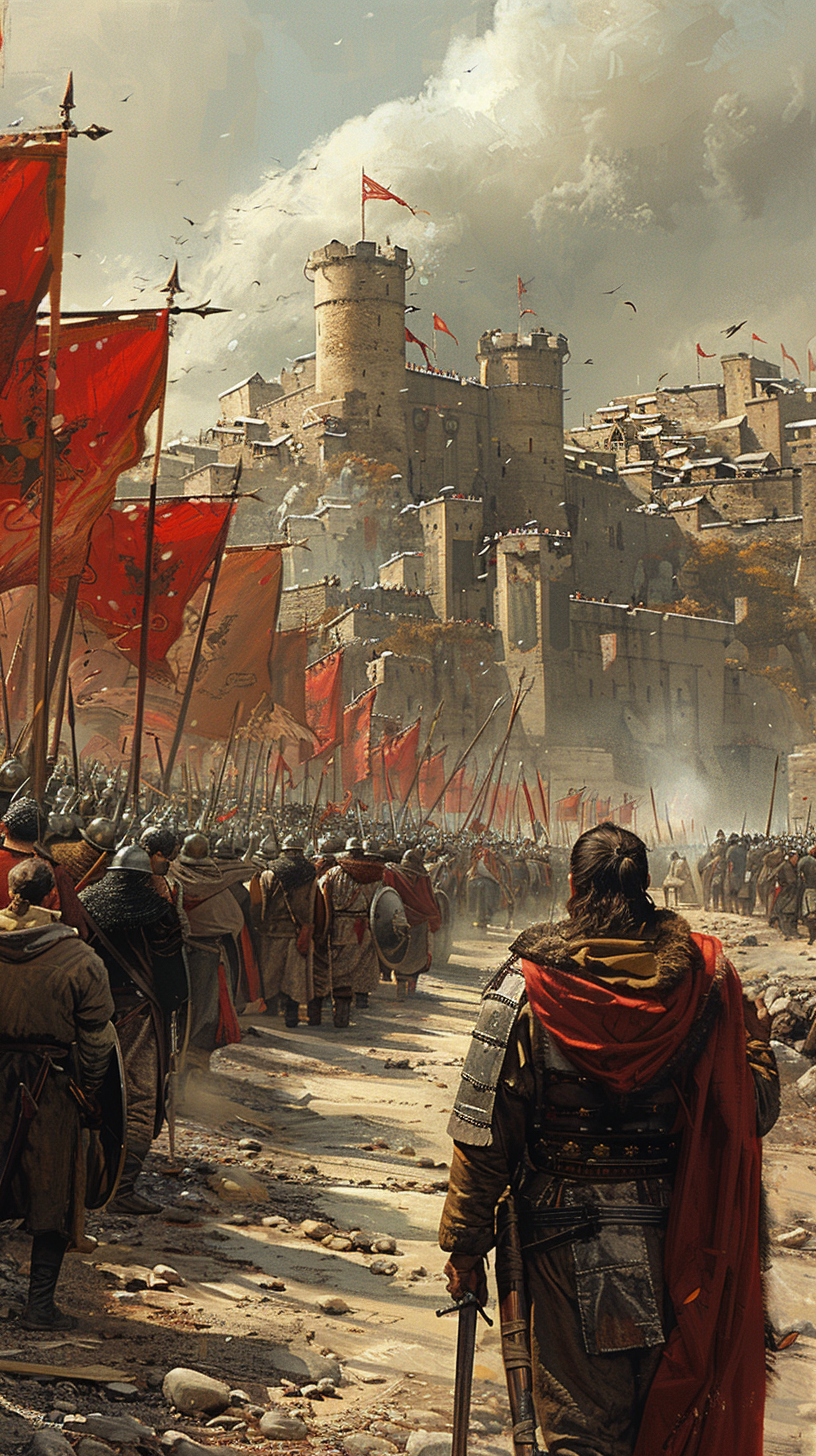 Belagerung Mittelalter 1 | LED Bild