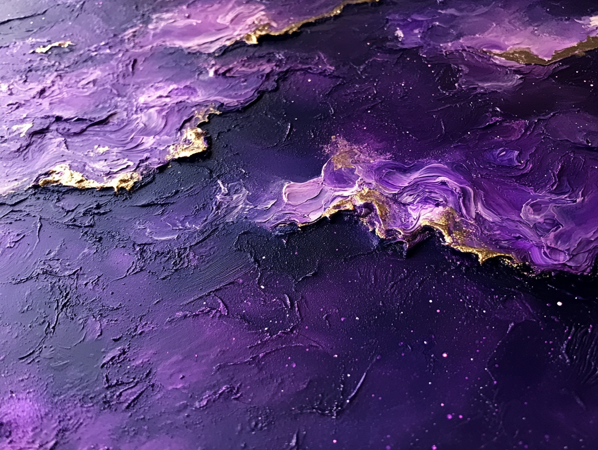 Lila Stein Textur 1 | LED Bild