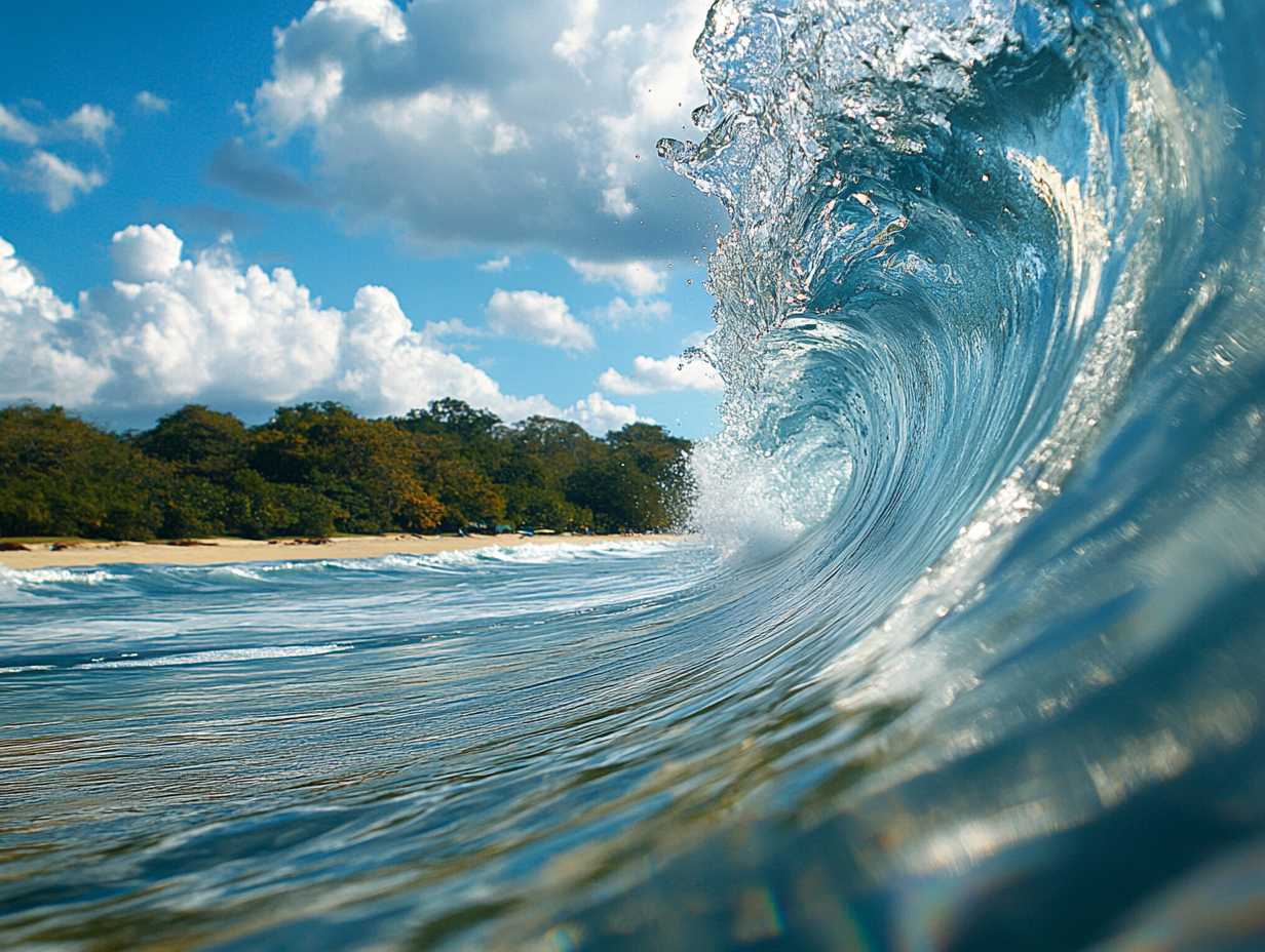 Wellenbruch Strand 2 | LED Bild