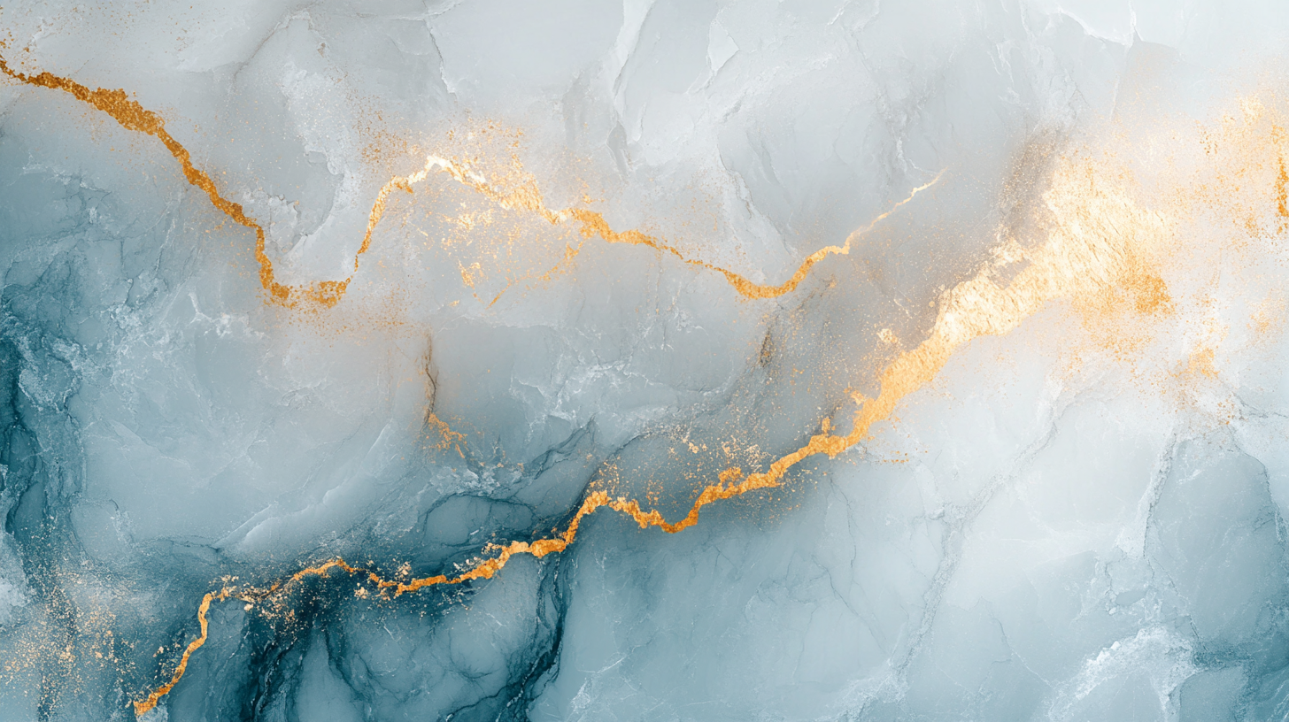 Marmor mit Gold 1 | LED Bild