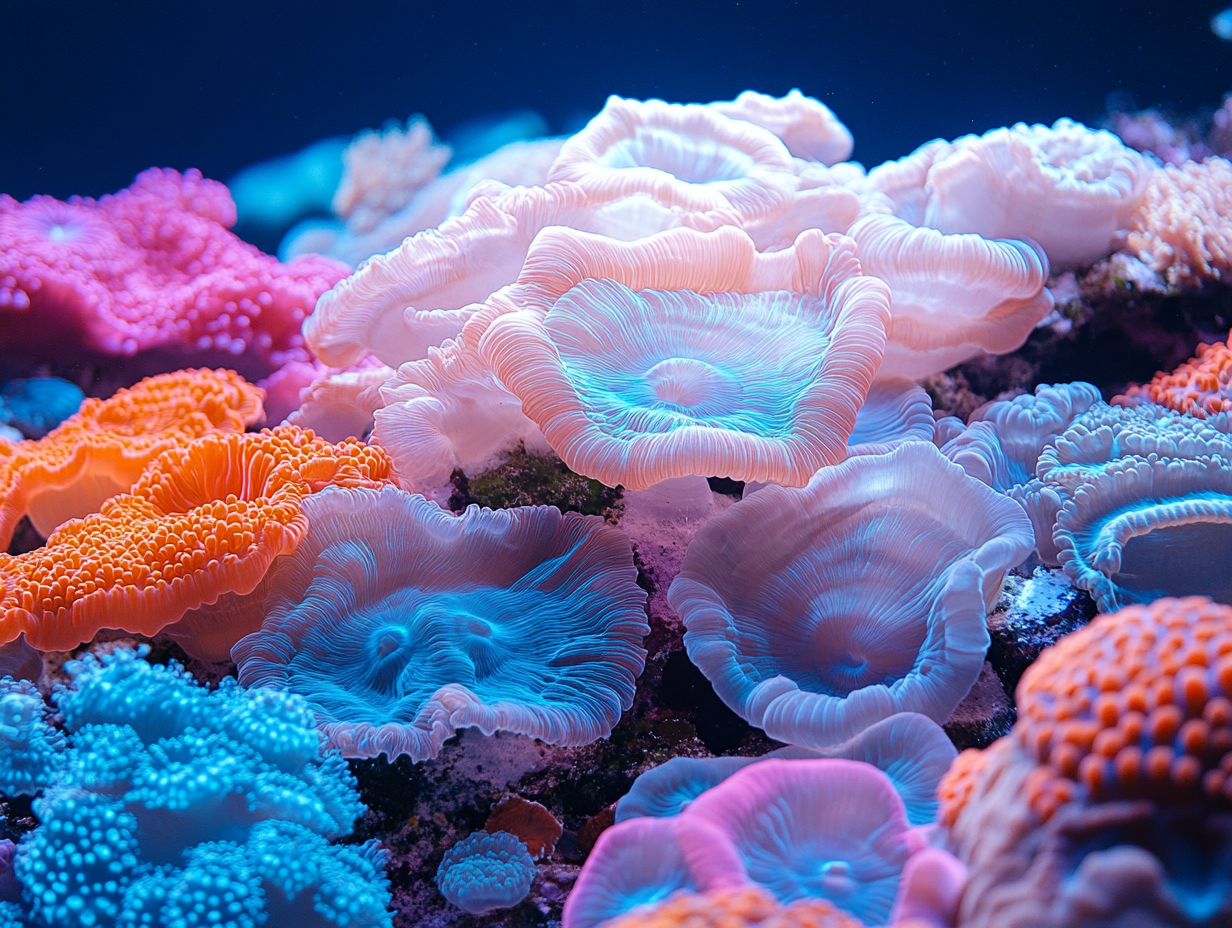 Koralle Bunt 2 | LED Bild