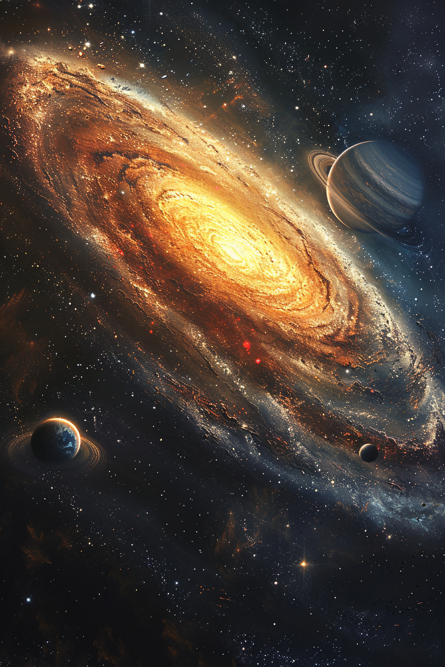 Galaxie 1 | LED Bild