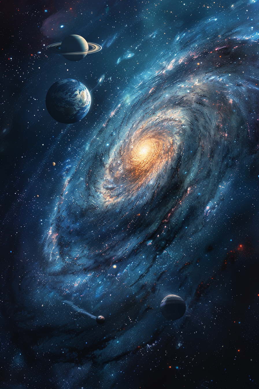 Galaxie 2 | LED Bild