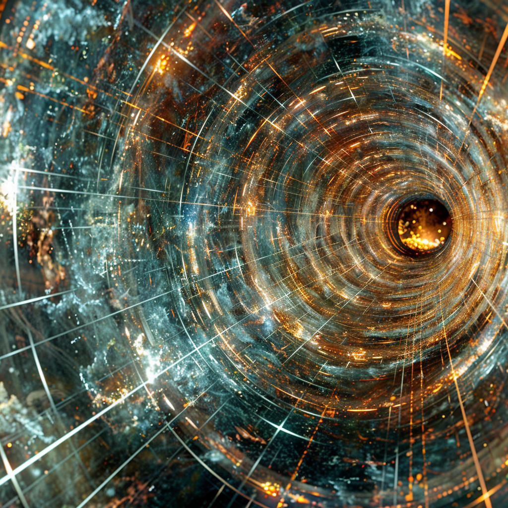 Wurmloch Fantasie | LED Bild