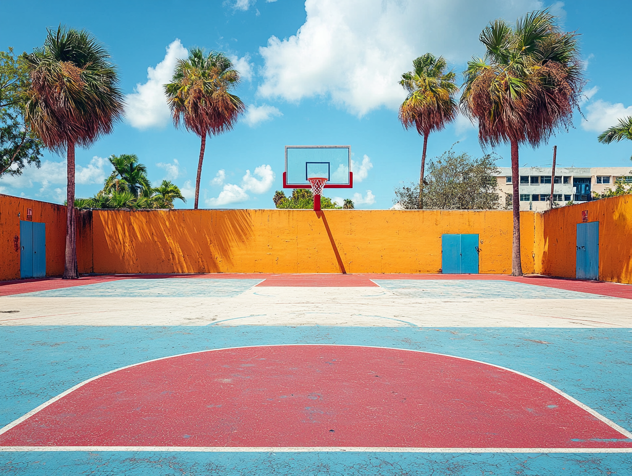 Basketballplatz 1 | LED Bild