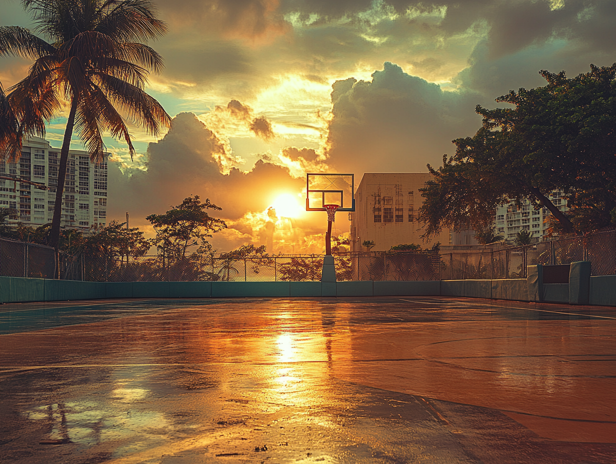 Basketballplatz 3 | LED Bild