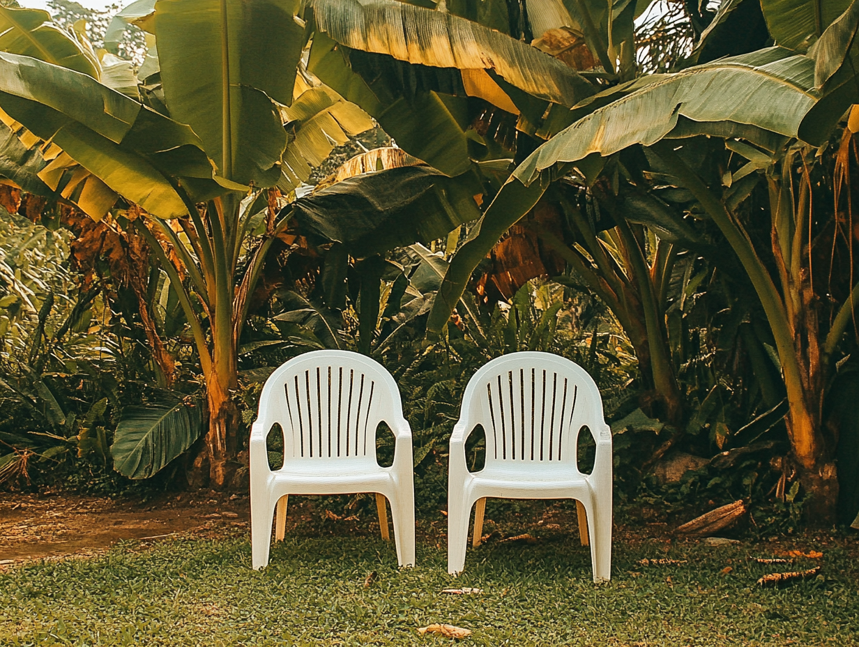 Plastikstühle Dschungel 1 | LED Bild