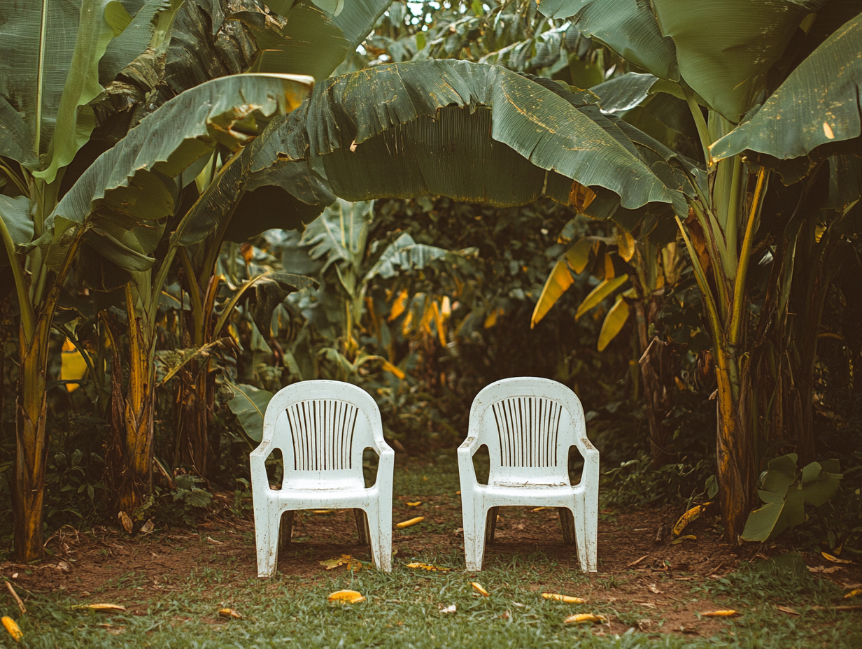 Plastikstühle Dschungel 2 | LED Bild