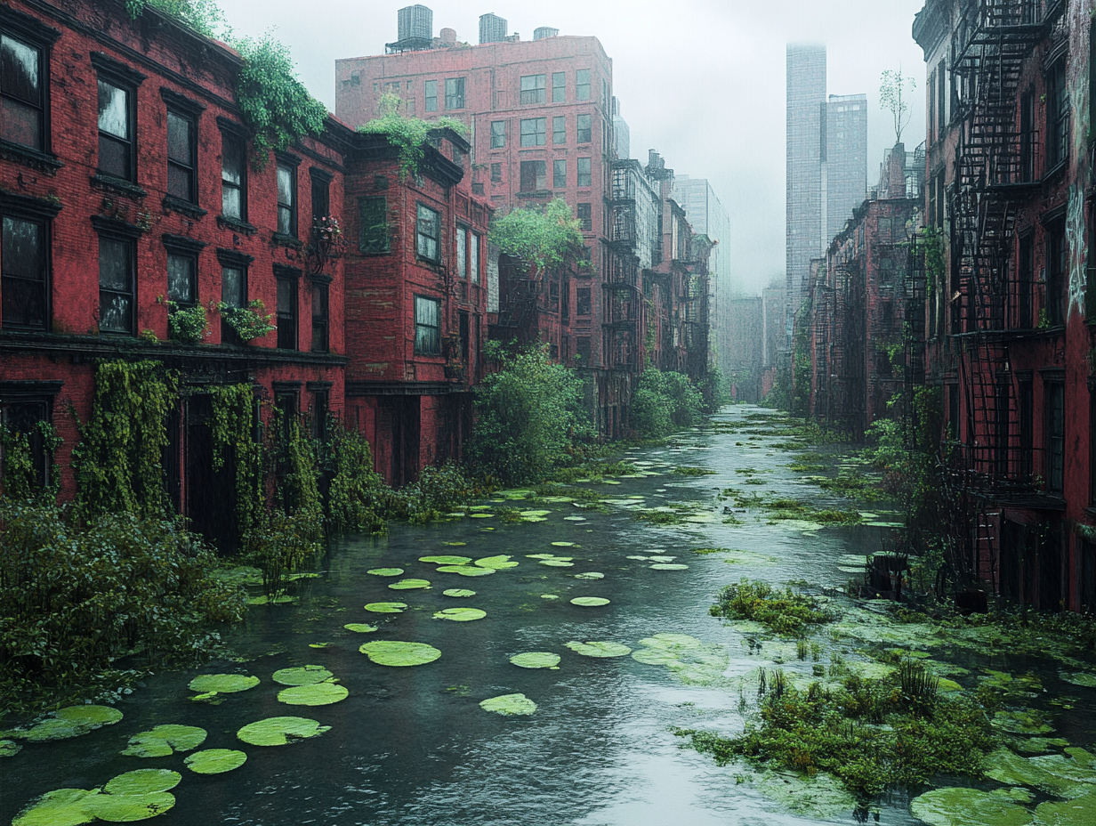 Post Apokalyptische Stadt 2 | LED Bild