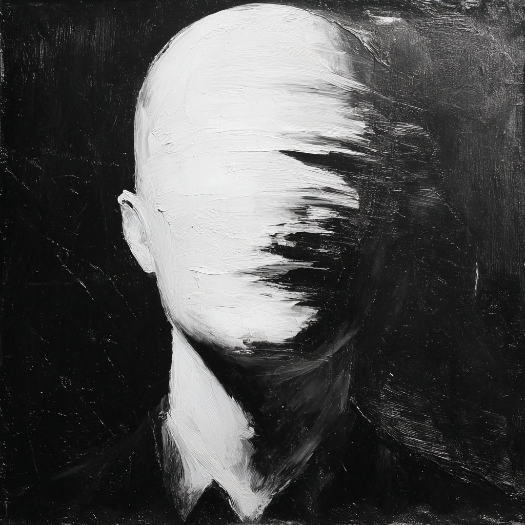 Verschmiertes Gesicht Abstrakt 1 | LED Bild