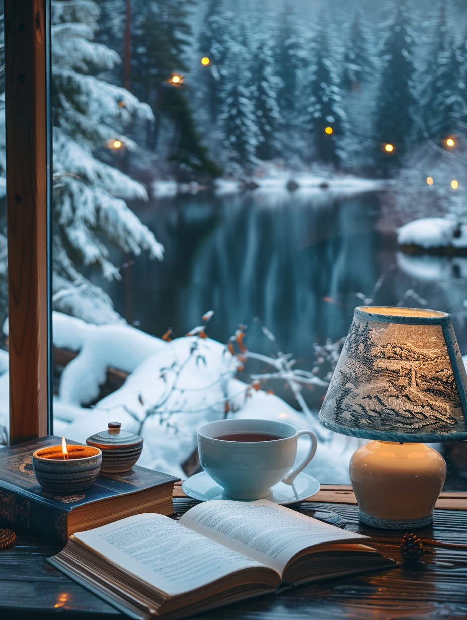 Gemütliches Fenster 1 | LED Bild