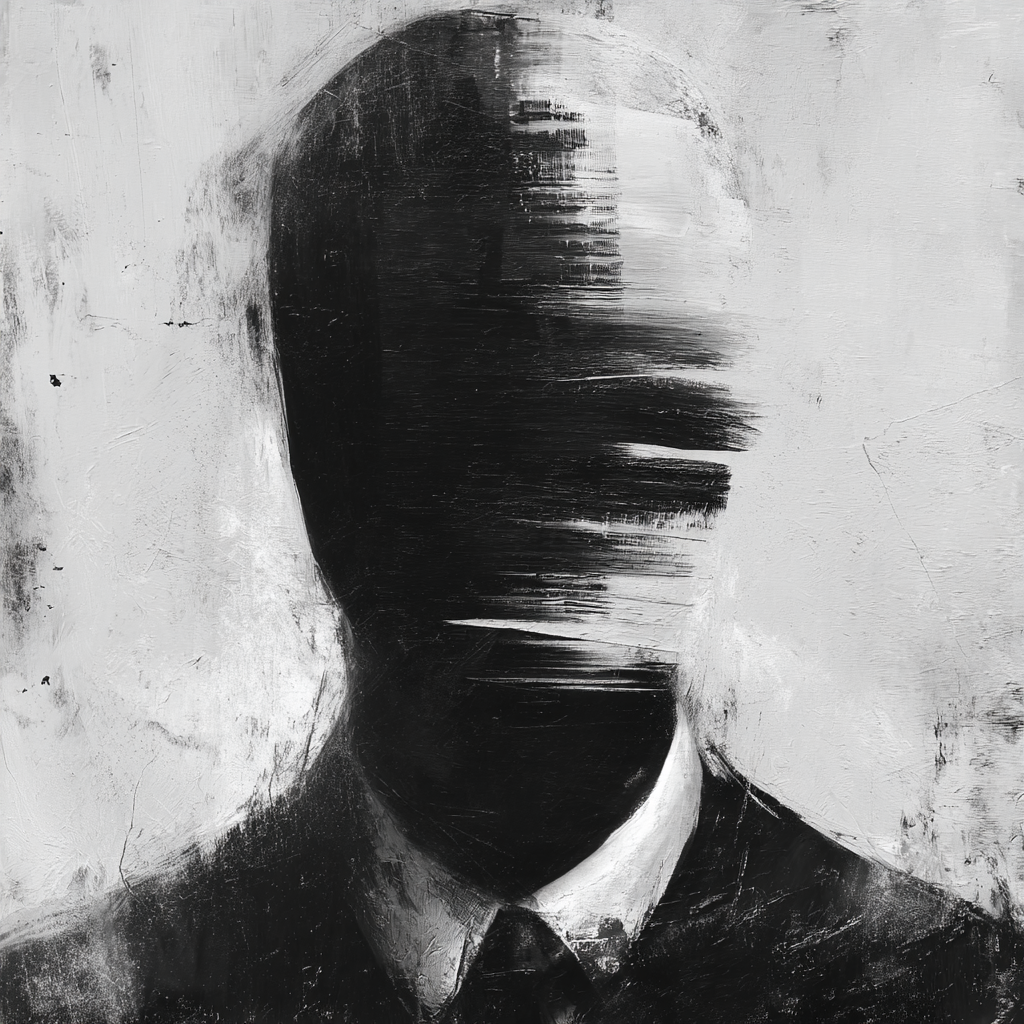 Verschmiertes Gesicht Abstrakt 2 | LED Bild