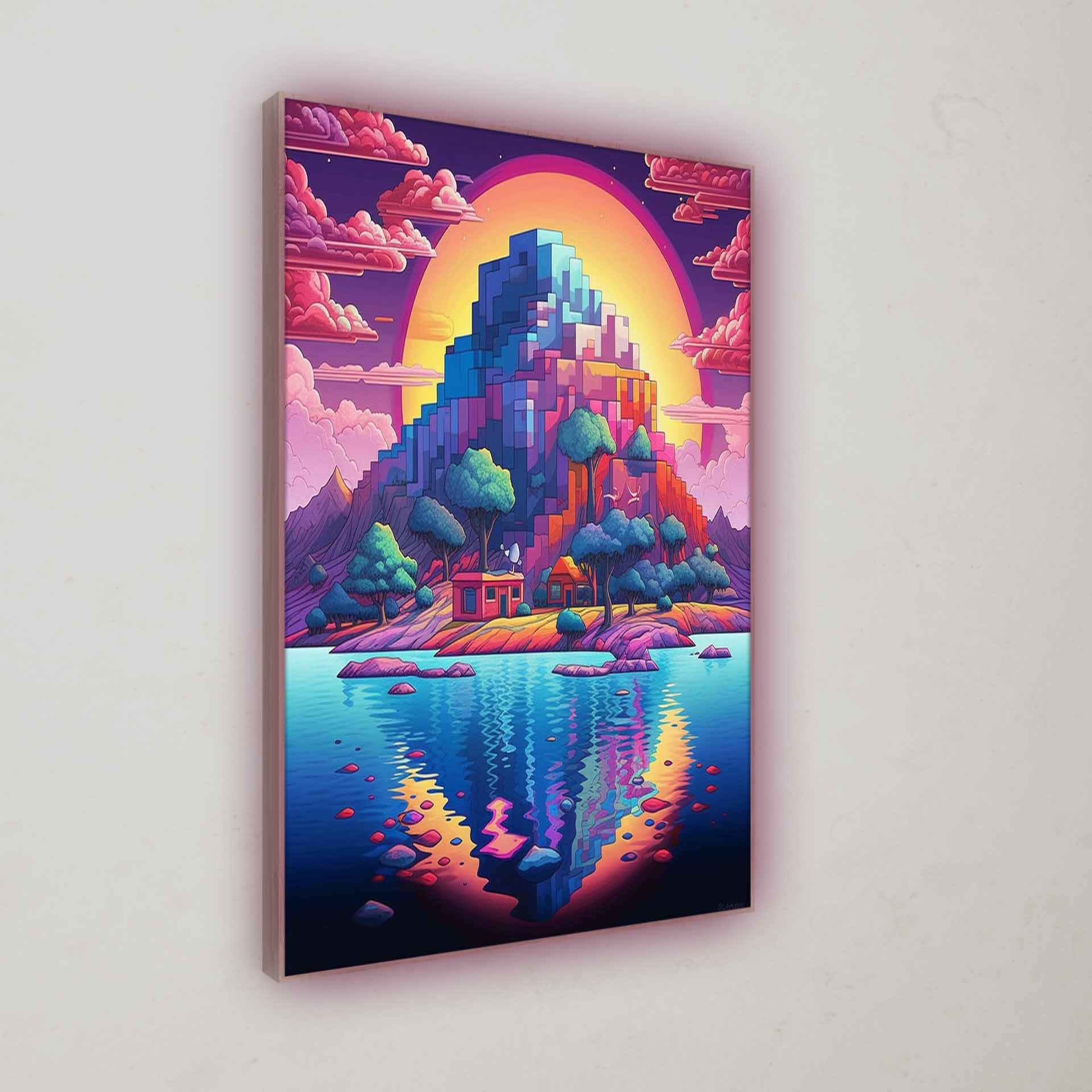 Artwork | 16-Bit World | LED Bild