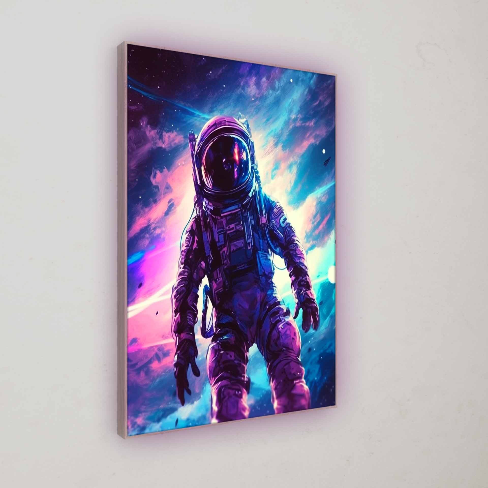 Artwork | Cosmic Astronaut | LED Bild