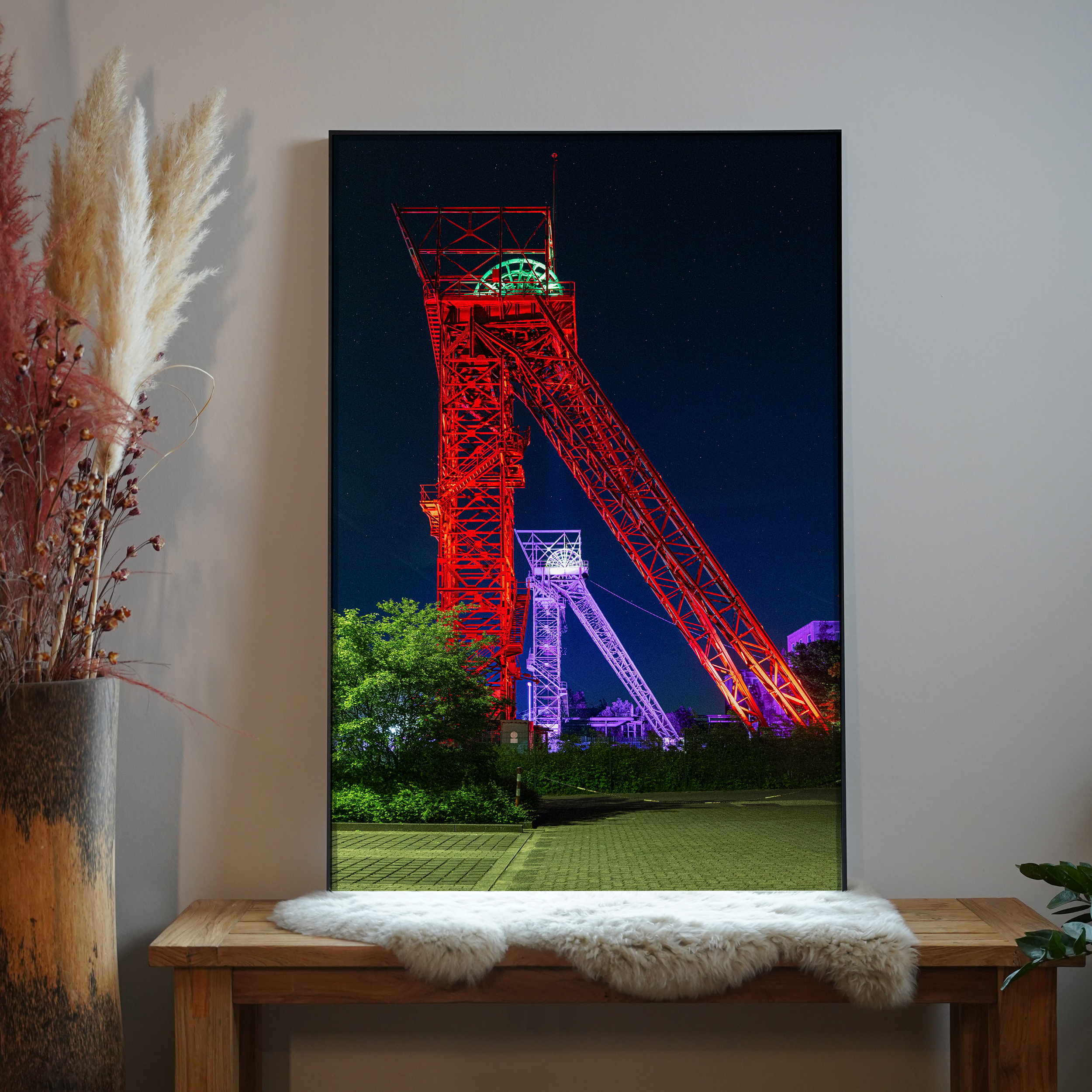 Förderturm Auguste | Waldemar Pache | LED Bild