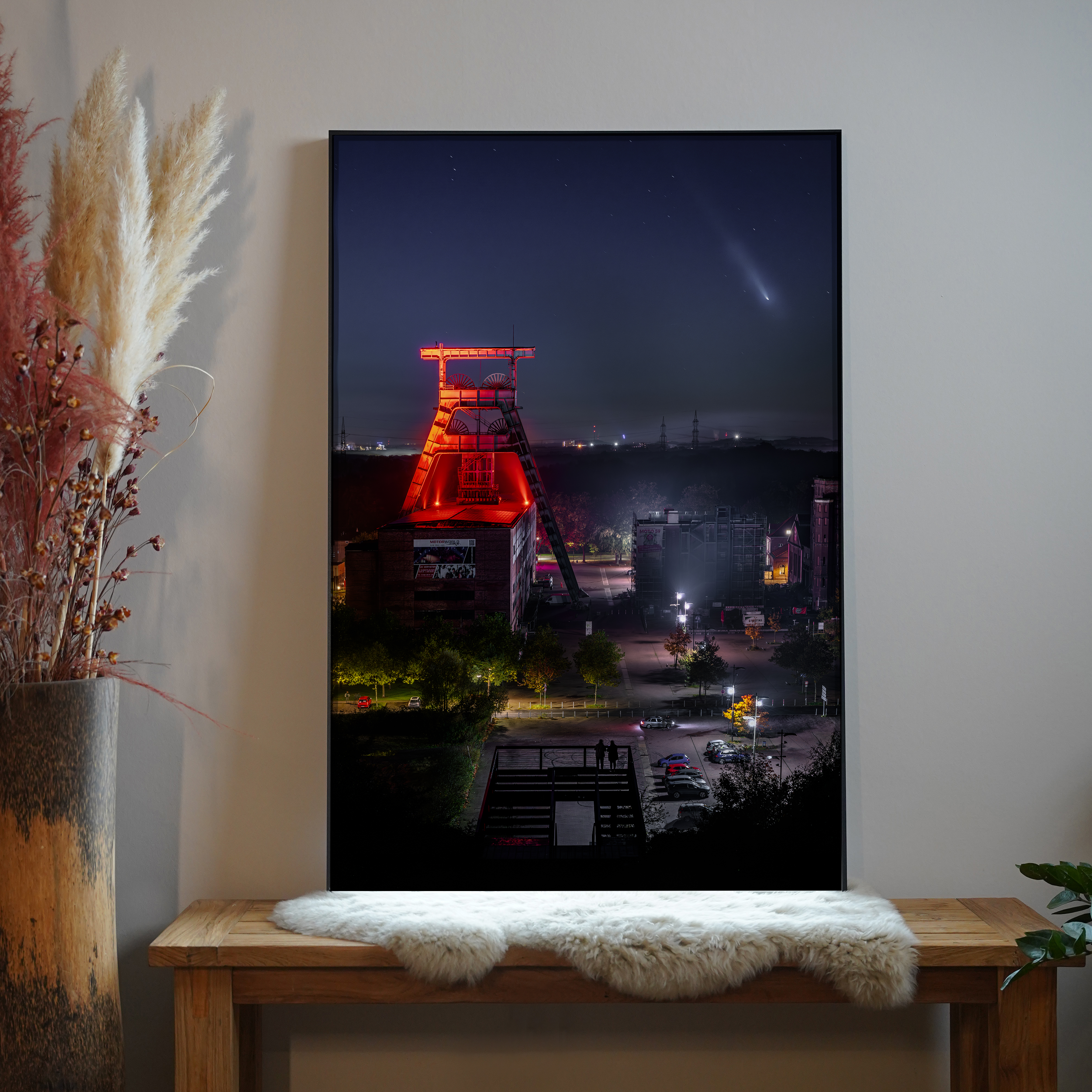 Förderturm Ewald 4 | Waldemar Pache | LED Bild