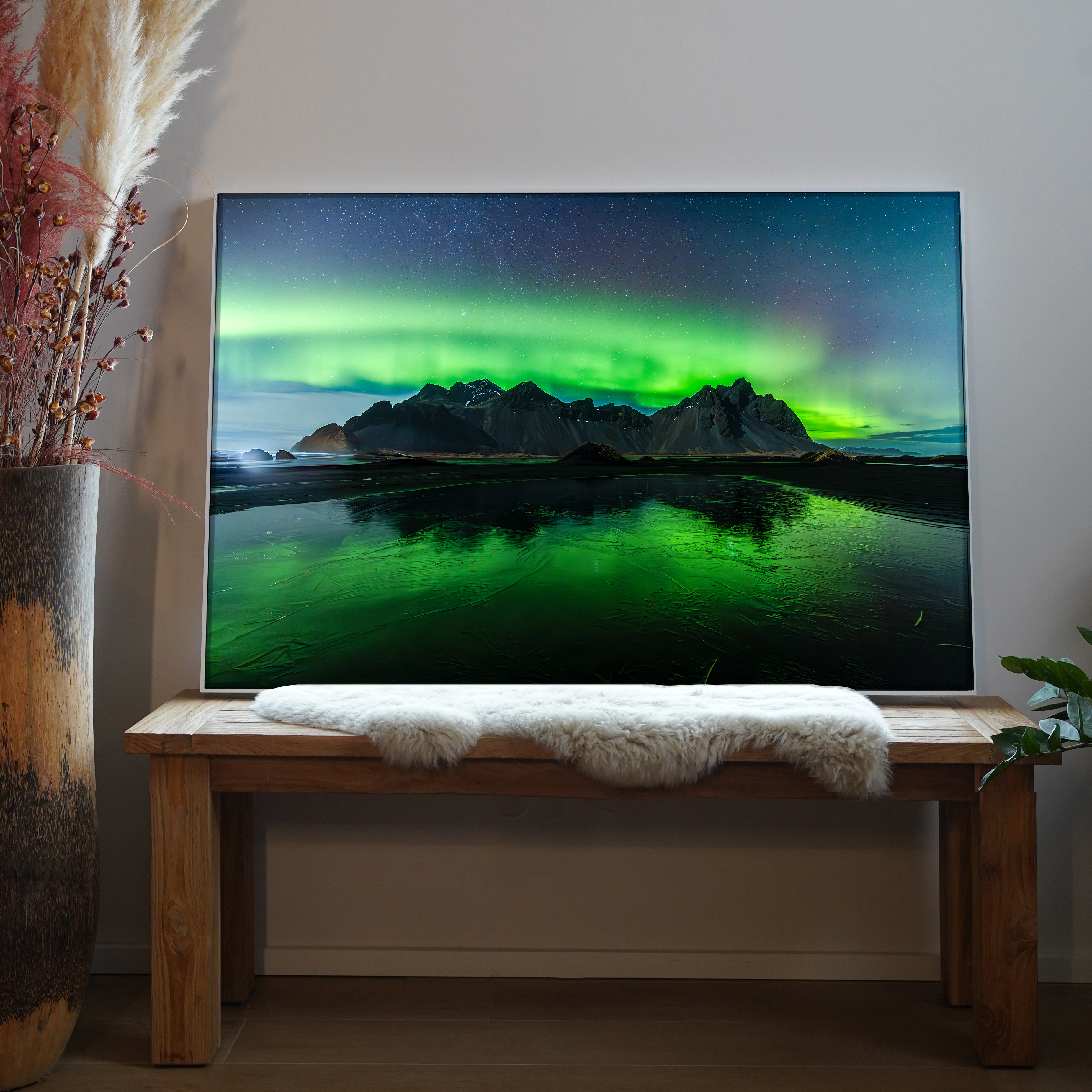 Island Polarlicht | Waldemar Pache | LED Bild