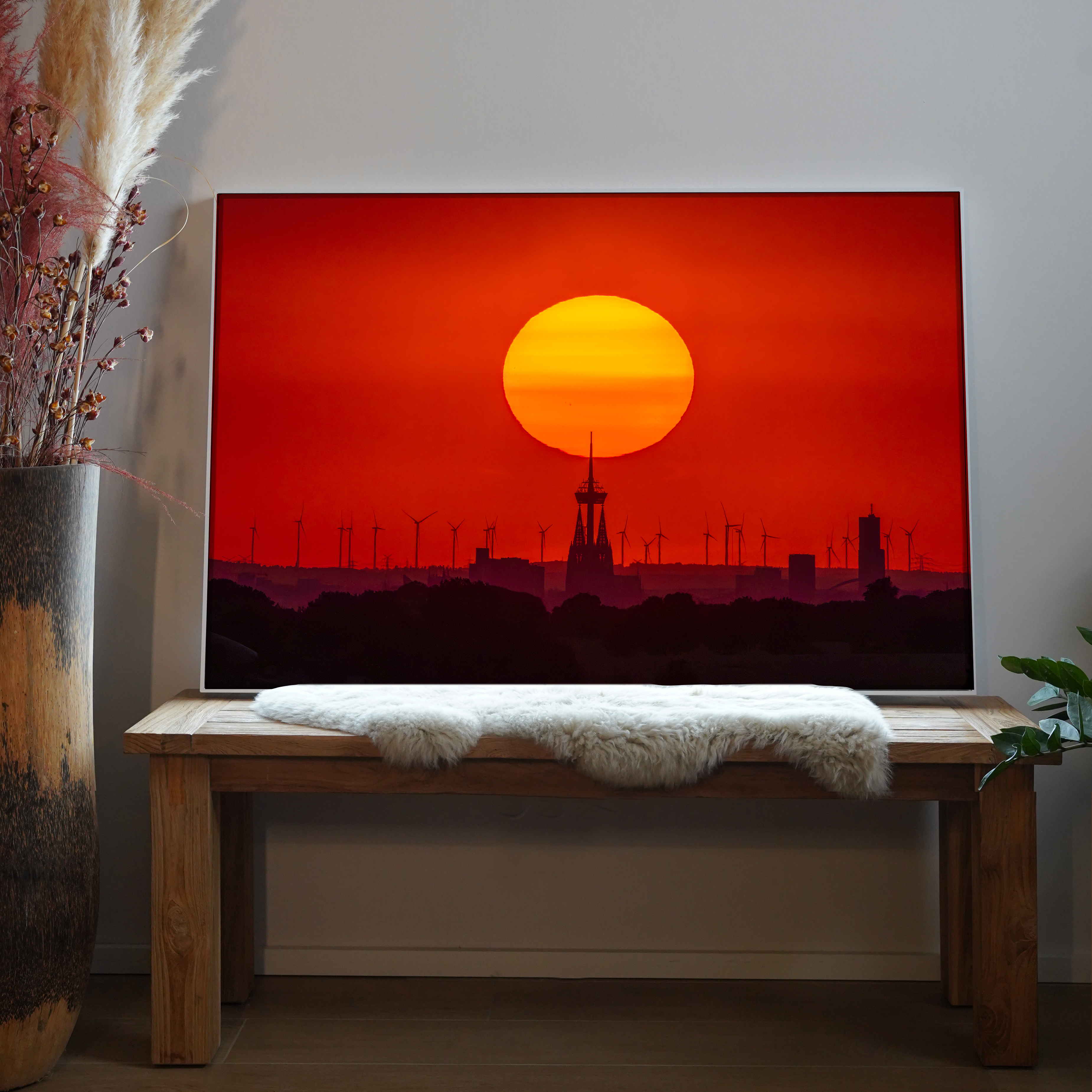 Sonnenuntergang Köln | Waldemar Pache | LED Bild