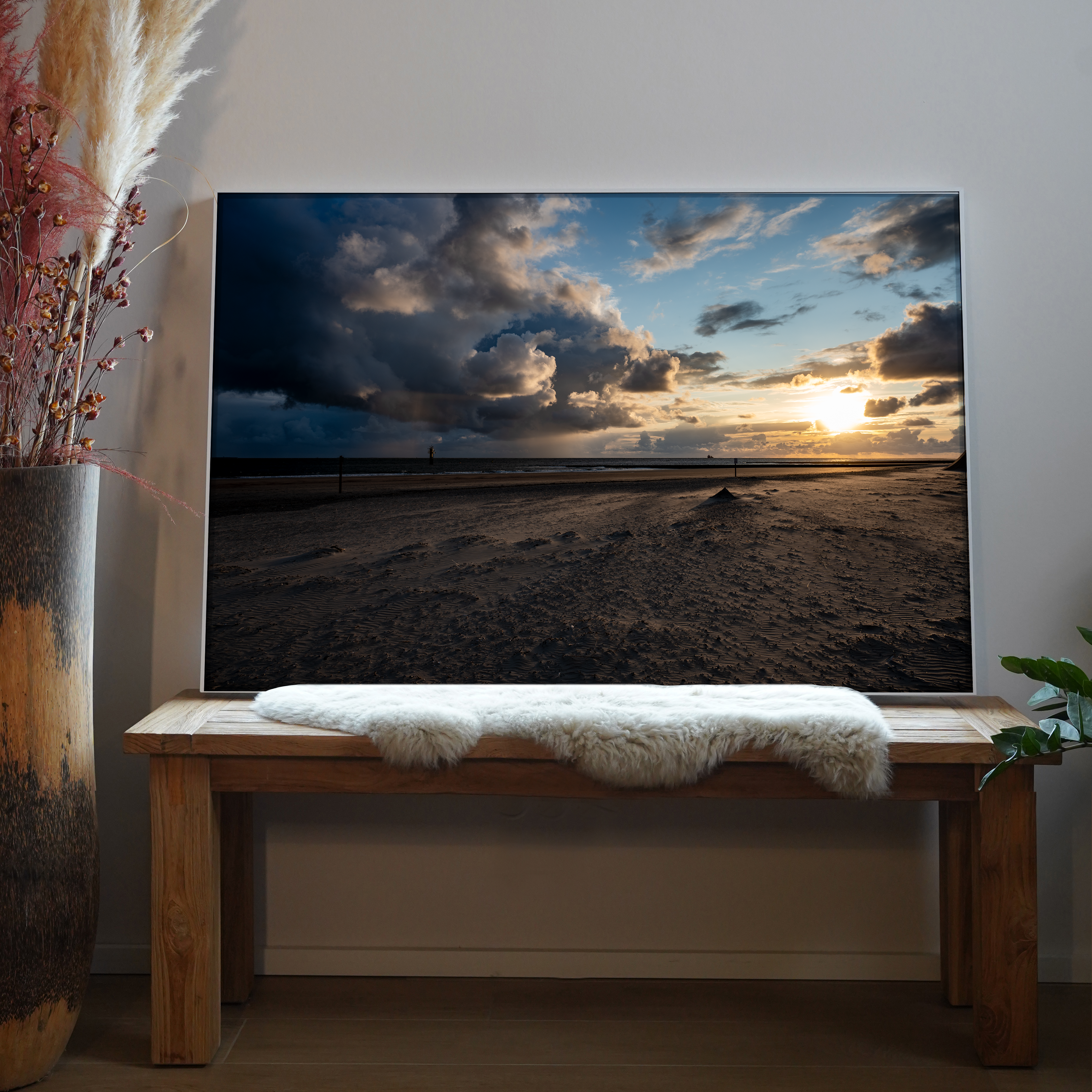 Wetterfront am Strand | Daniel Wilms | LED Bild