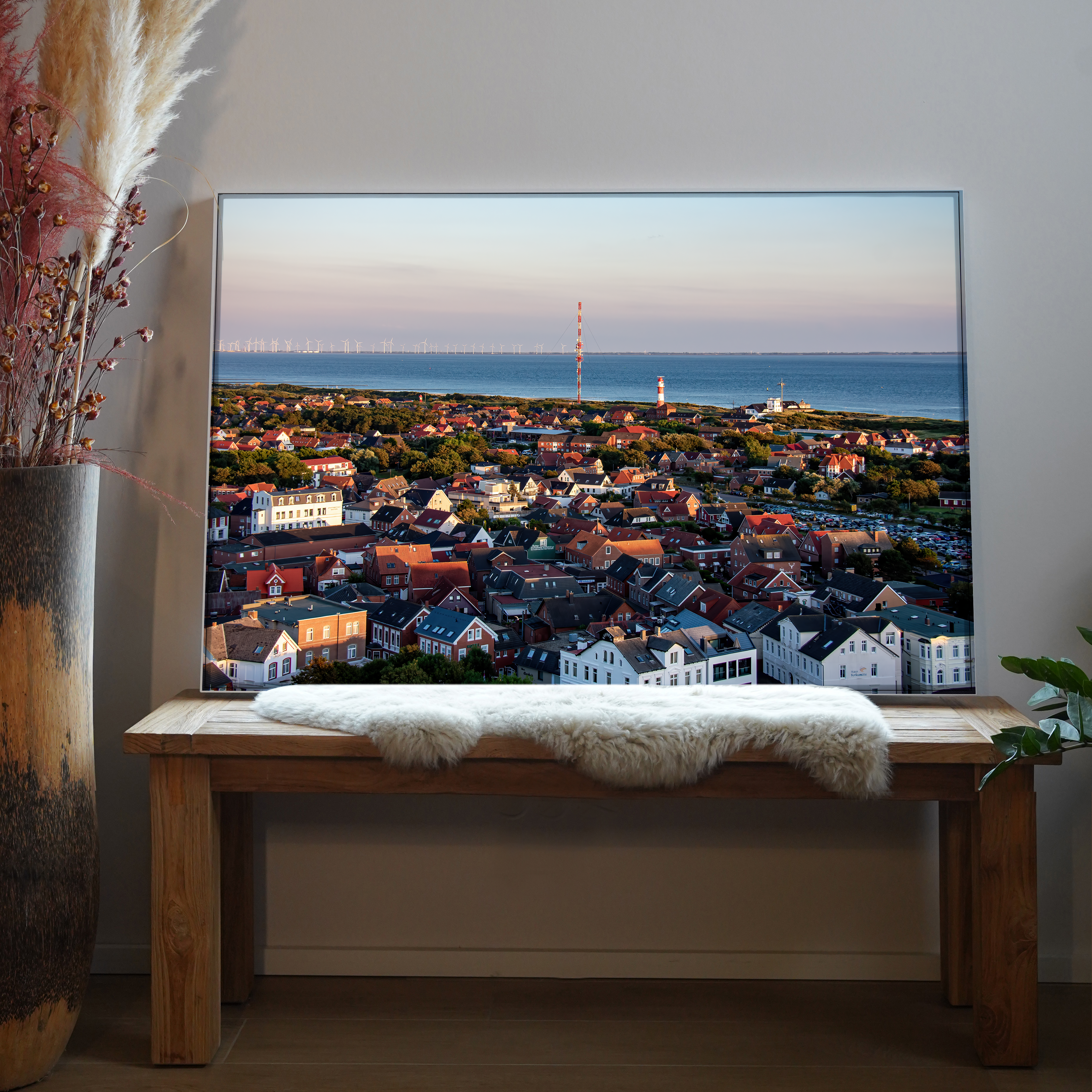 Borkum von oben | Daniel Wilms | LED Bild