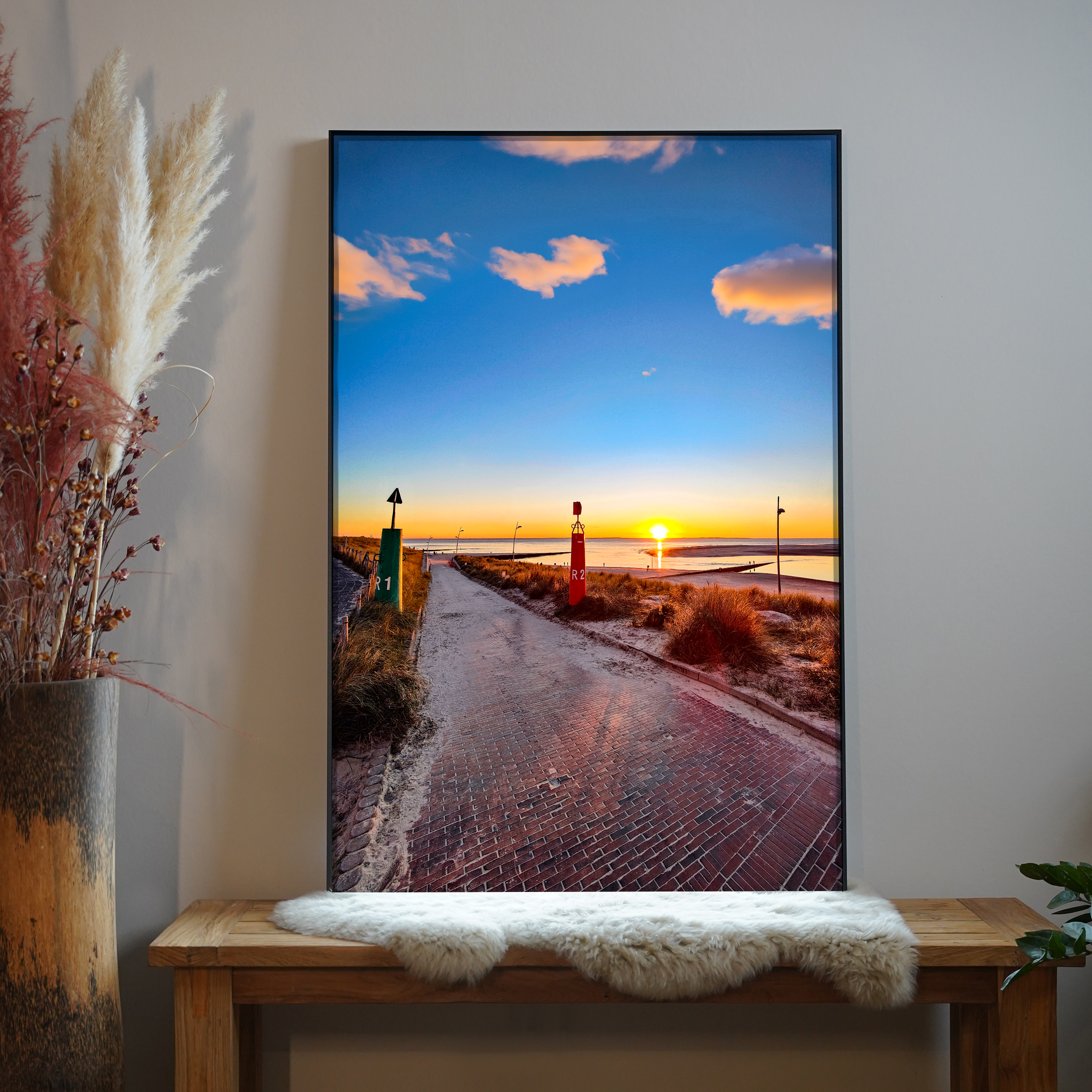 Abfahrt mit Wolken | Daniel Wilms | LED Bild