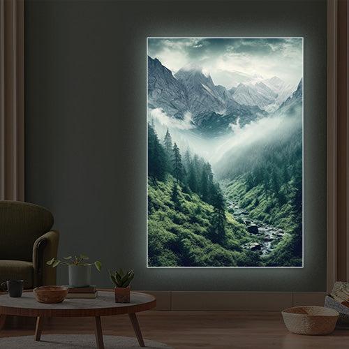 Individuelles LED Wandbild mit deinem Lieblingsfoto – Personalisiertes Leuchtbild