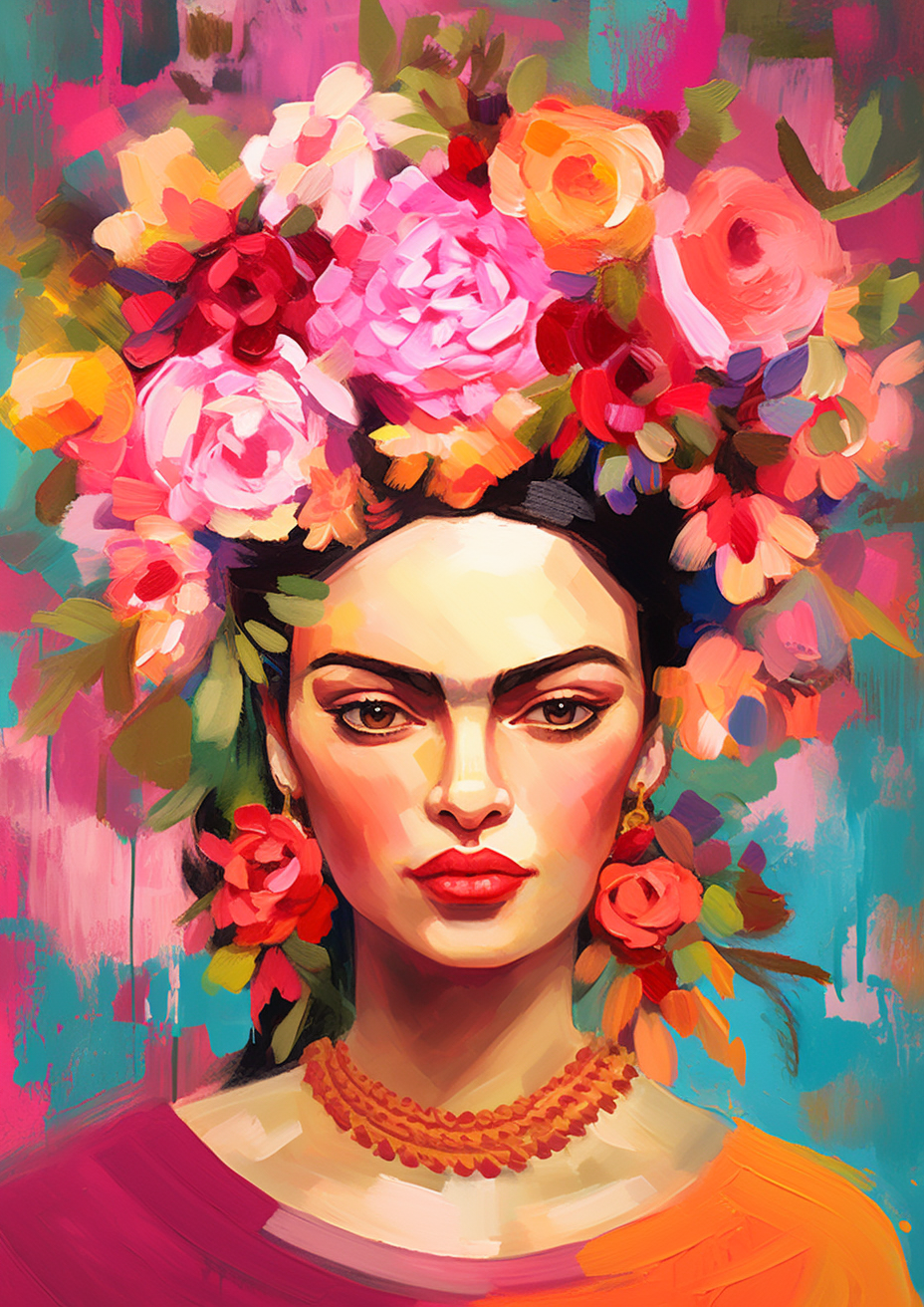 Artwork | Frida "Feel" | LED Bild