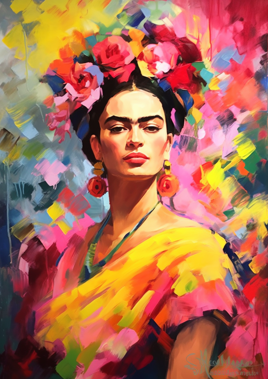 Artwork | Frida "Power" | LED Bild