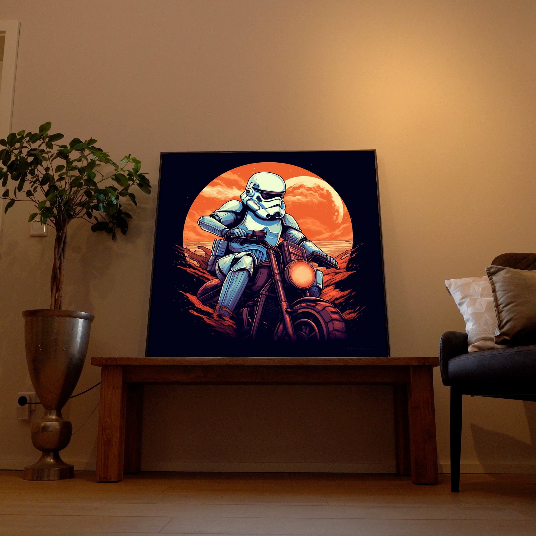 Stormtrooper Biker | LED Bild