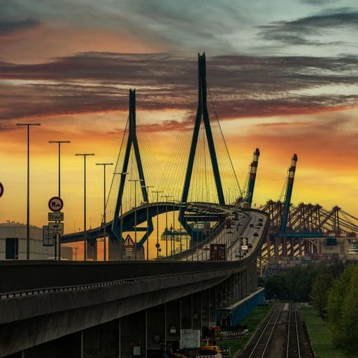 Torsten Kiel | Köhlbrandbrücke | LED Bild