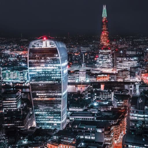 Alexander Losch | Skyline London | LED Bild
