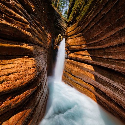 Daniel Sachser | Wasserfall | LED Bild