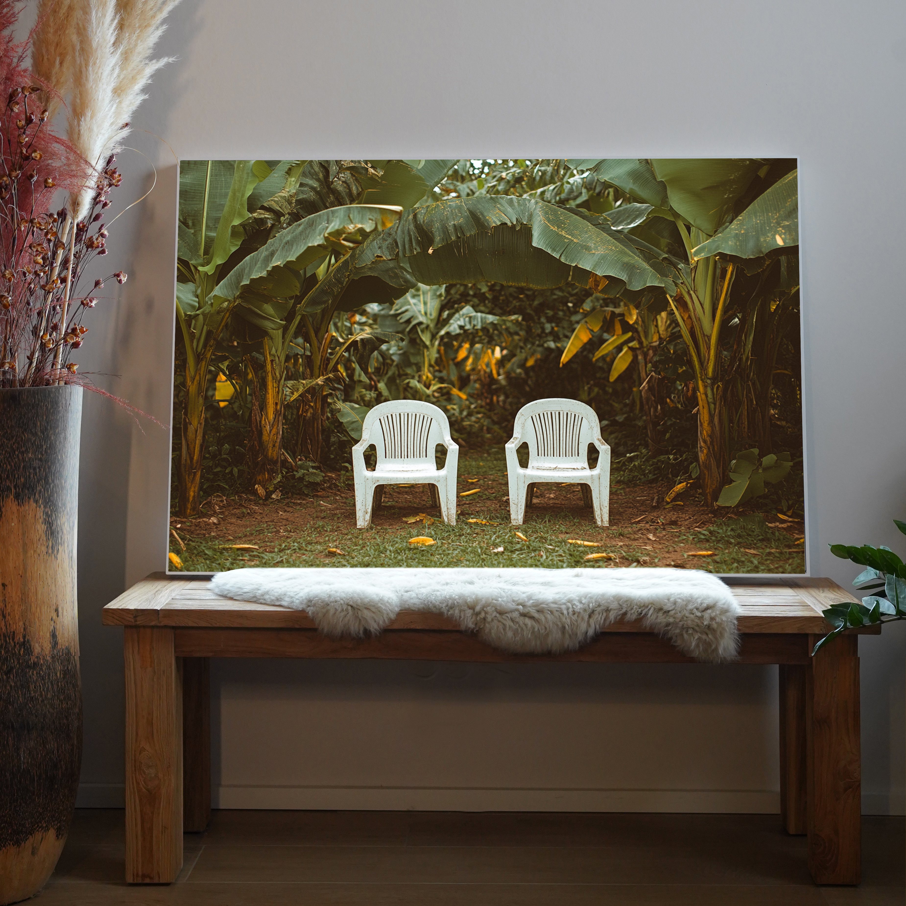 Plastikstühle Dschungel 2 | LED Bild