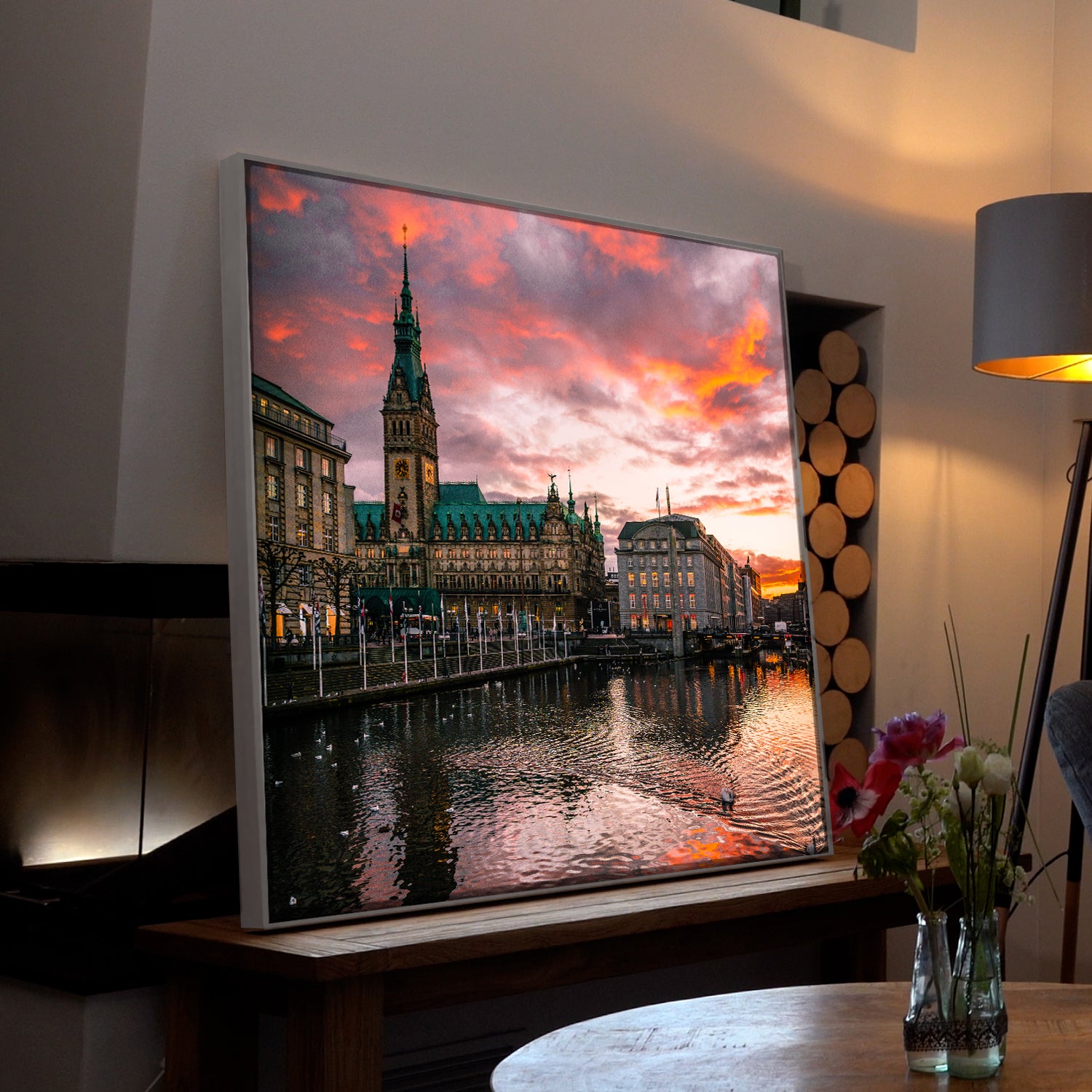 Alexander Losch | Rathaus Hamburg | LED Bild