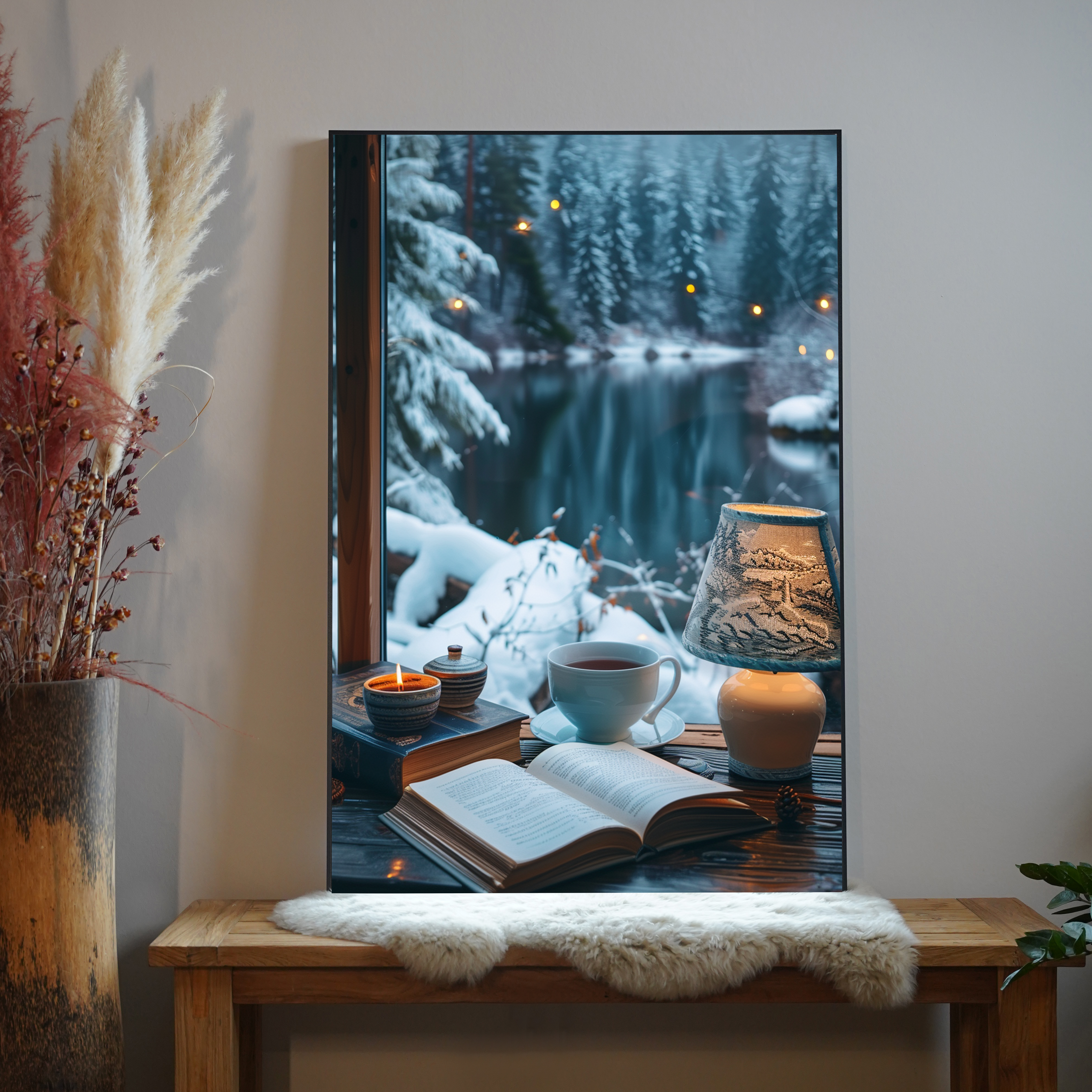 Gemütliches Fenster 1 | LED Bild