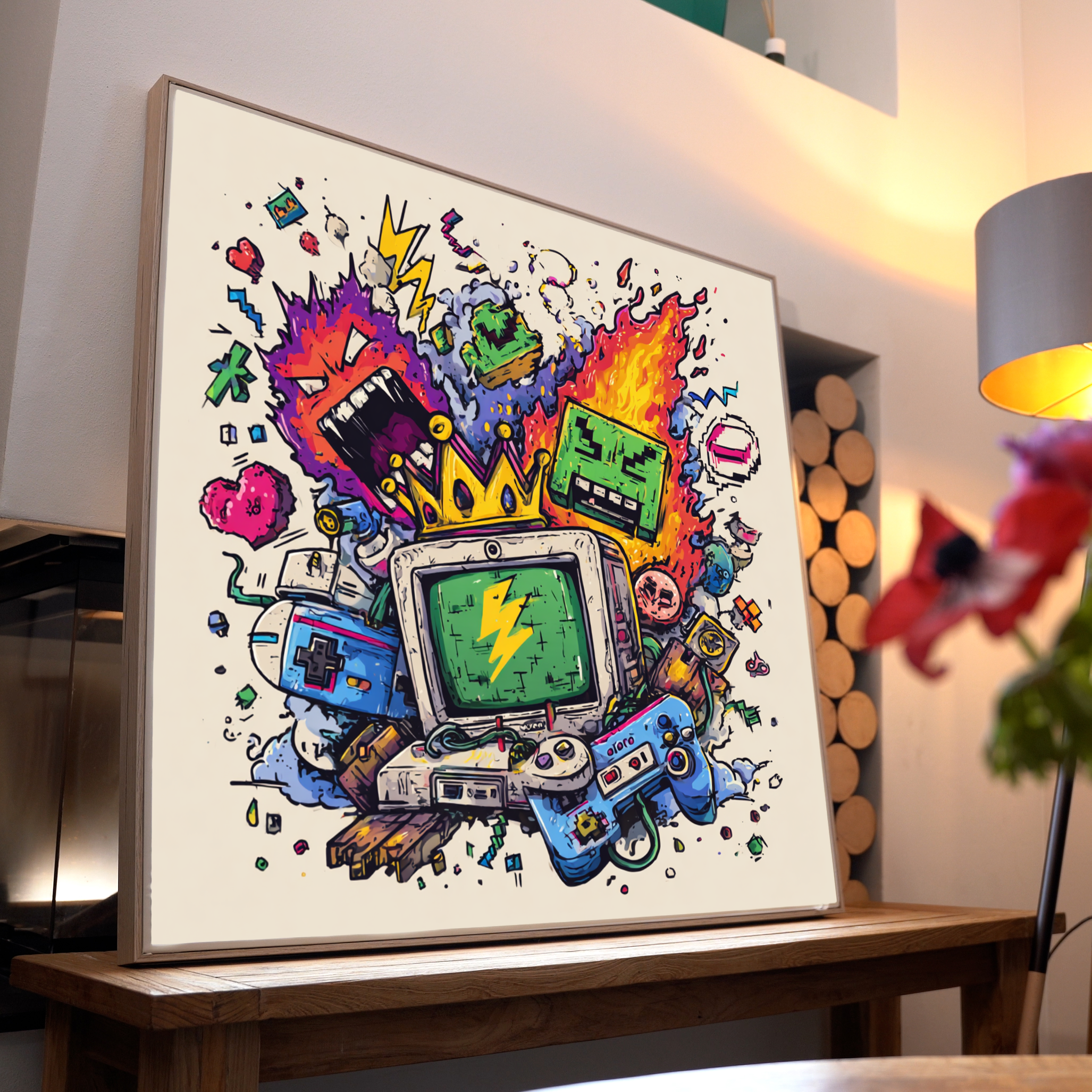 Pixel Comic 2 | LED Bild