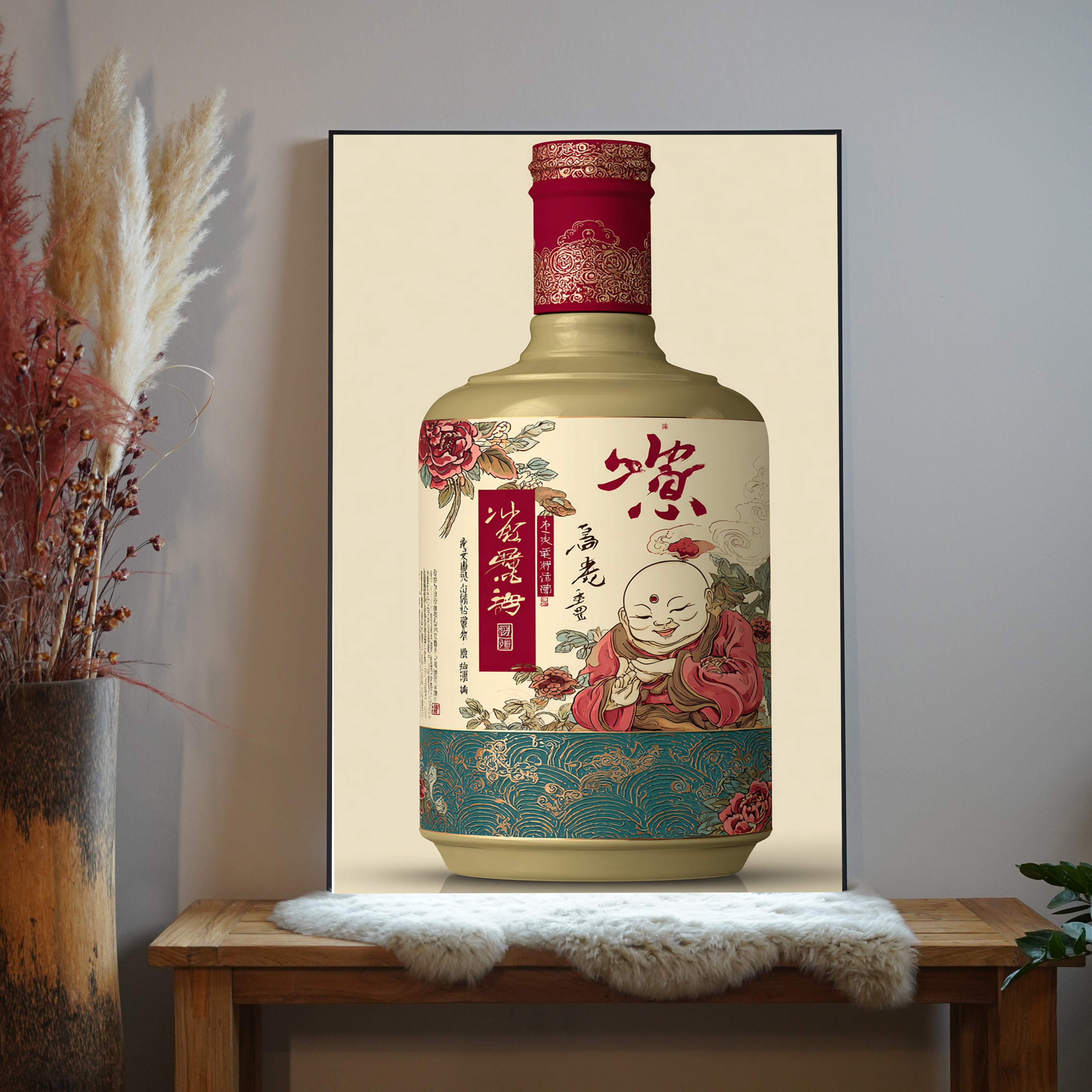 Asiatische Flasche 1 | LED Bild